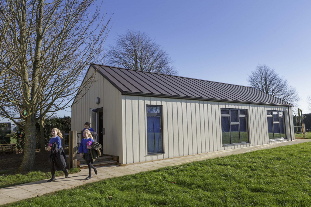 Pupils exiting classroom space