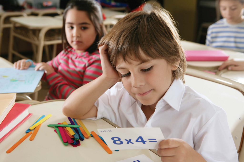 Student learning mathematics