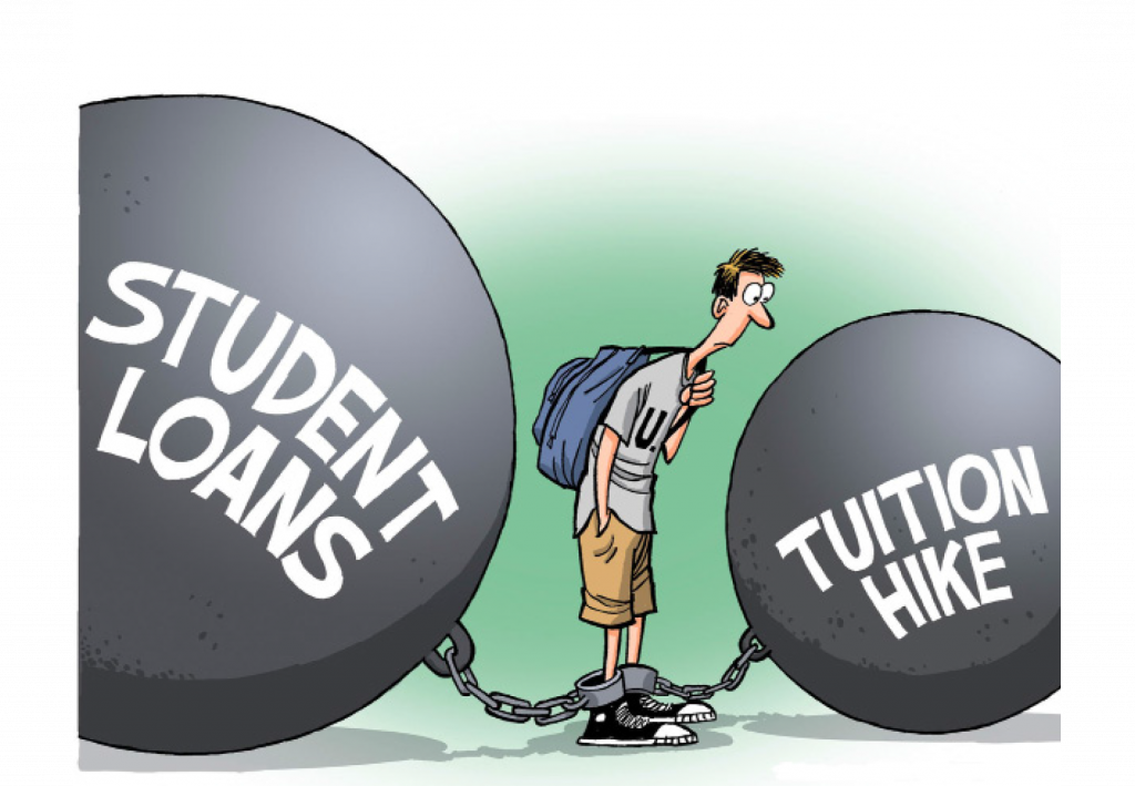 Student loans cartoon